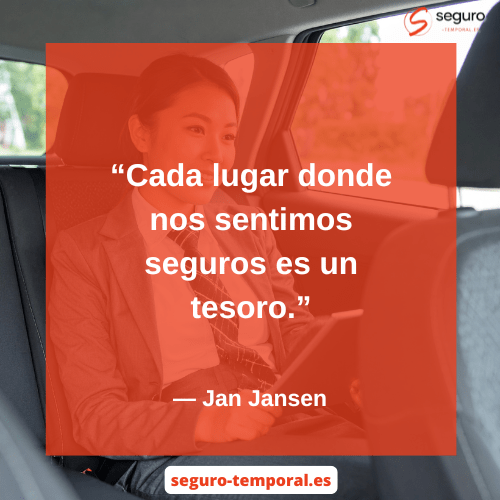 Cada lugar donde nos sentimos seguros es un tesoro - seguro-temporal.es